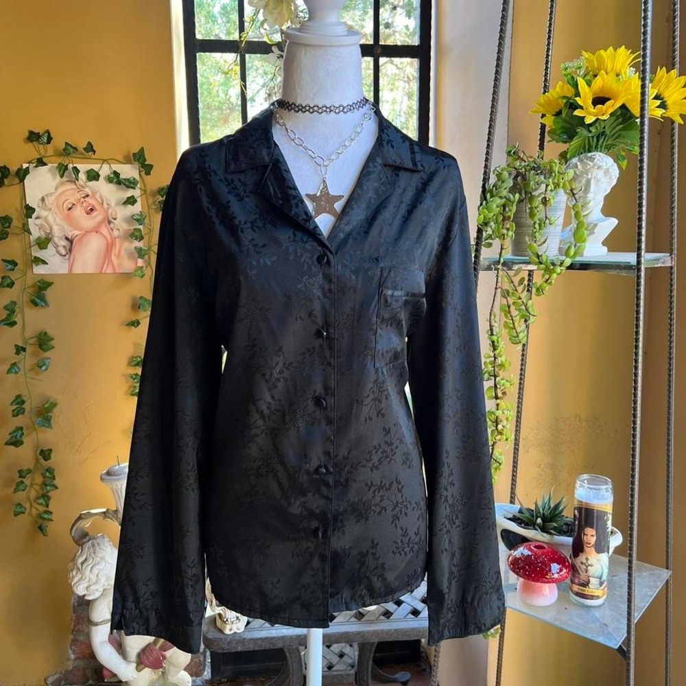Secret Treasures Women's Black Blouse